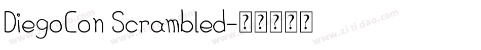 DiegoCon Scrambled字体转换